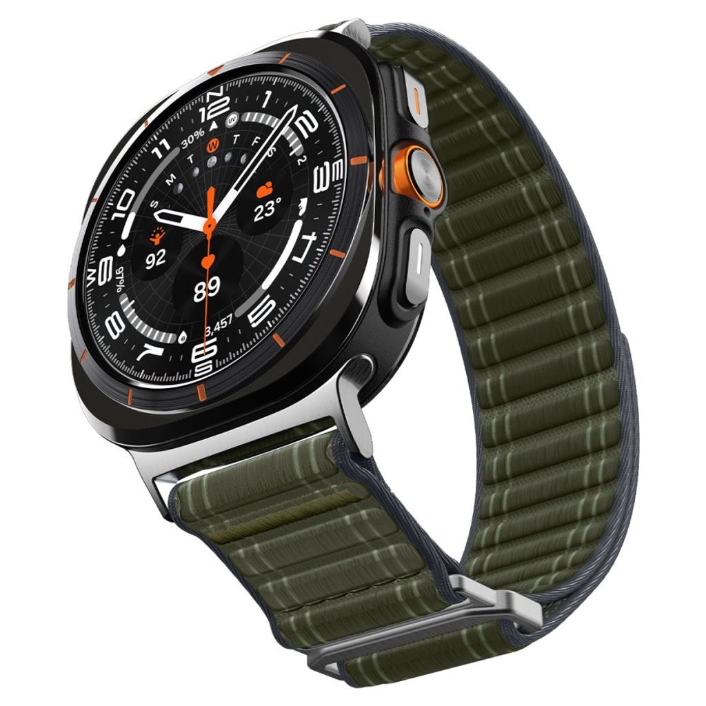 Spigen WBF0 Kellonranneke Samsung Galaxy Watch Ultra 47mm - Vihreä