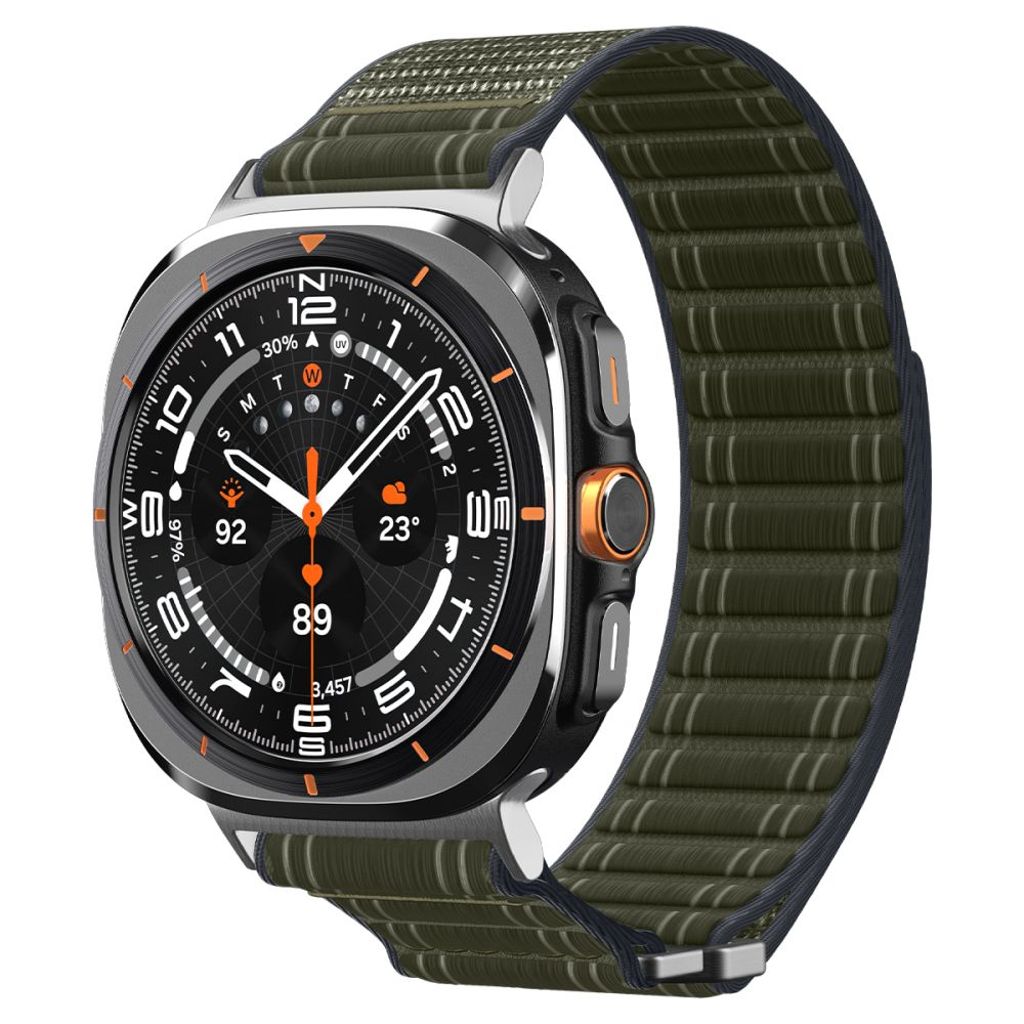 Spigen WBF0 Kellonranneke Samsung Galaxy Watch Ultra 47mm - Vihreä