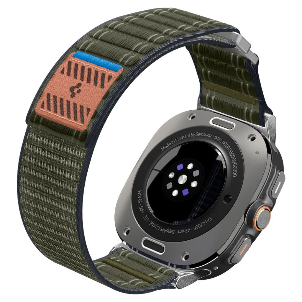 Spigen WBF0 Kellonranneke Samsung Galaxy Watch Ultra 47mm - Vihreä