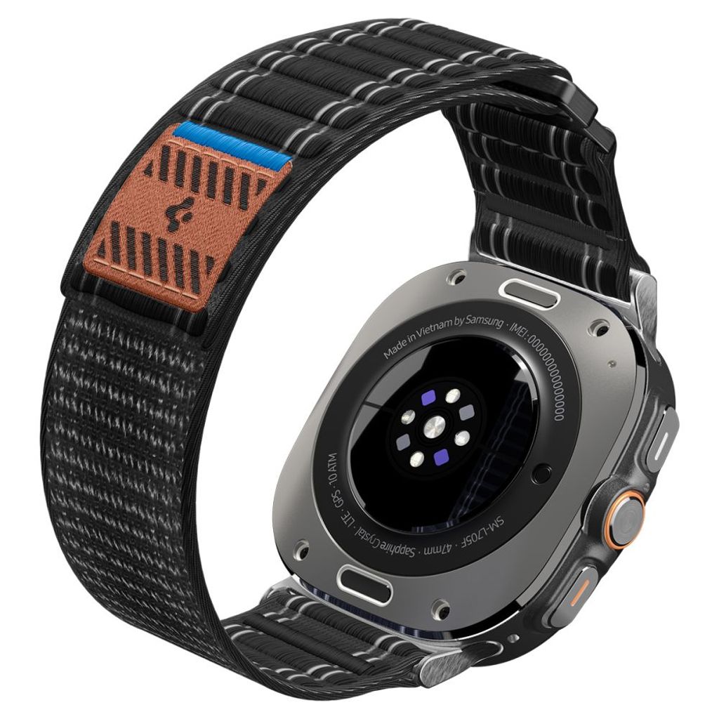 Spigen WBF0 Kellonranneke Samsung Galaxy Watch Ultra 47mm - Musta