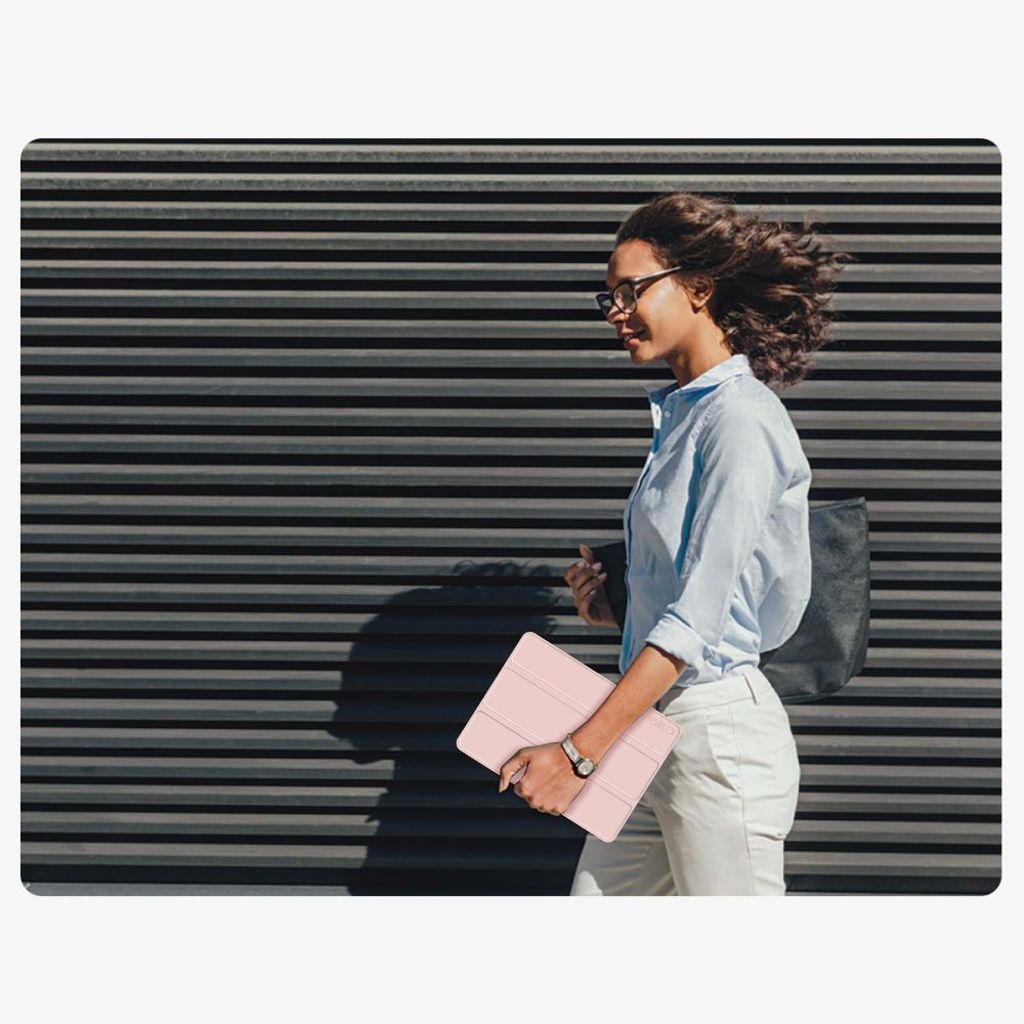 Tech-Protect SmartCase Pen Fodral till Samsung Galaxy Tab A9/A11 - Rosa