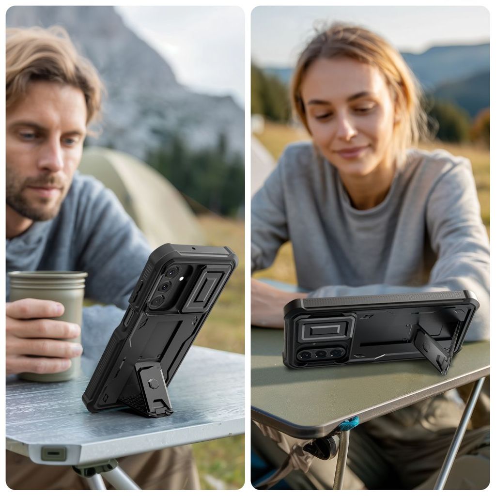 Tech-Protect Kevlar Cam+ Cover til Samsung Galaxy A17 - Sort