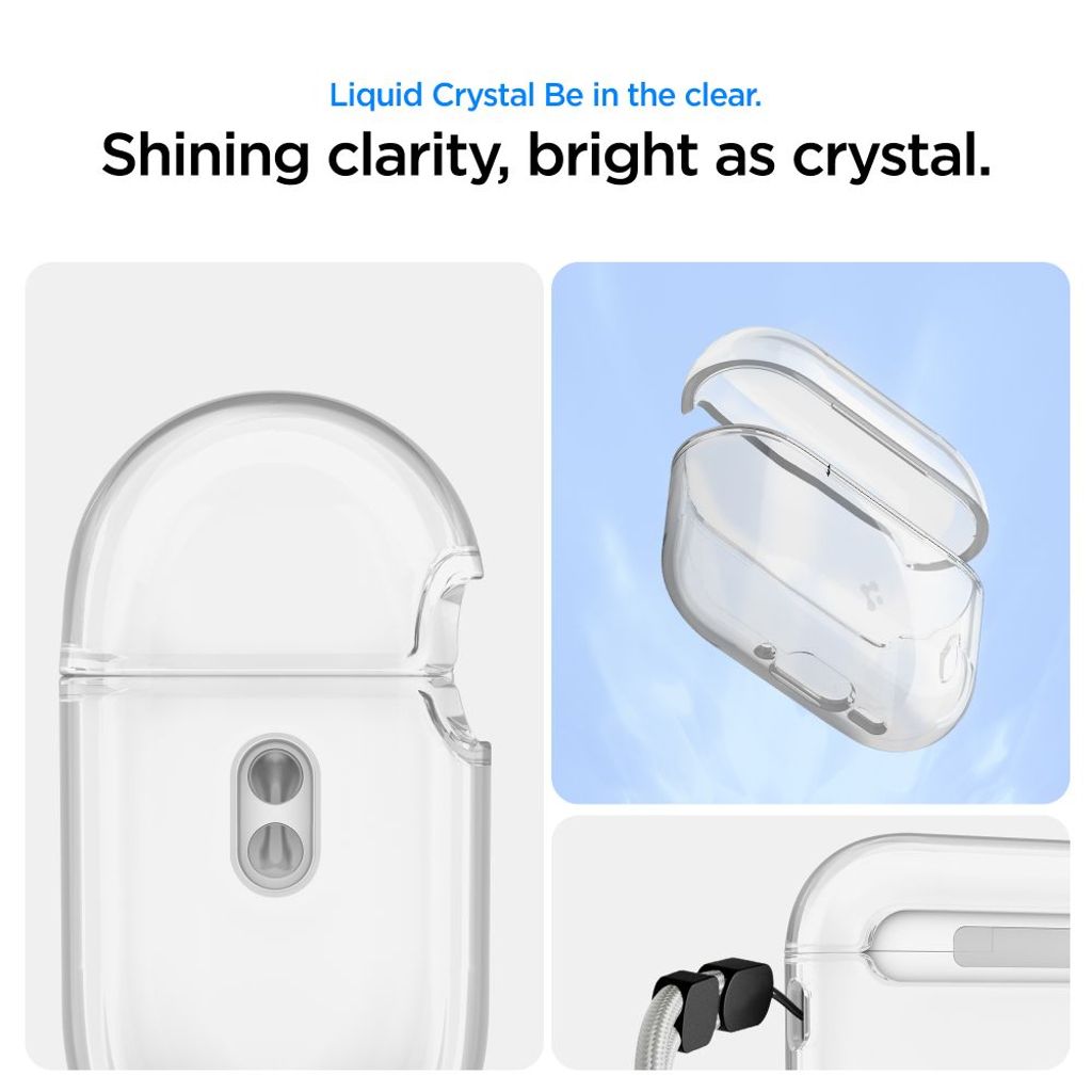 Spigen Liquid Crystal Skal till AirPods Pro 3 - Transparent