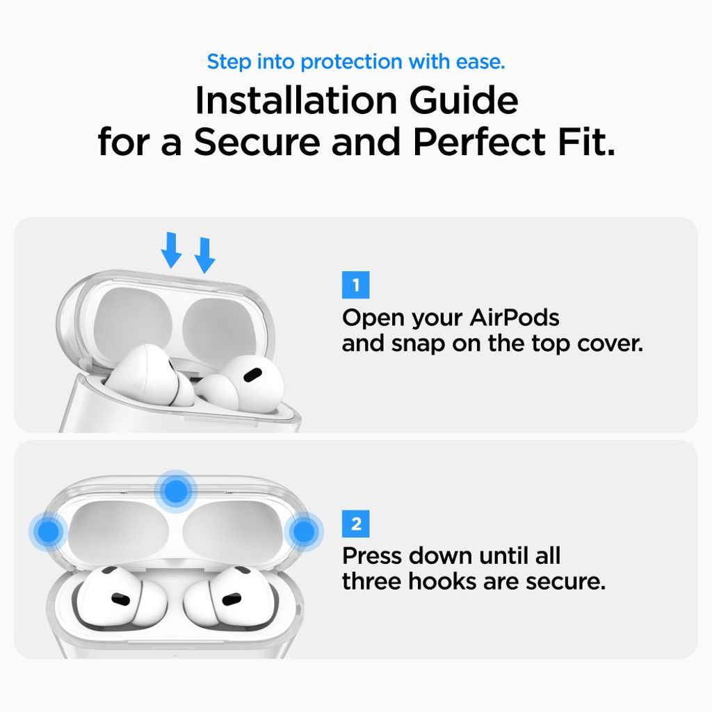 Spigen Liquid Crystal Skal till AirPods Pro 3 - Transparent