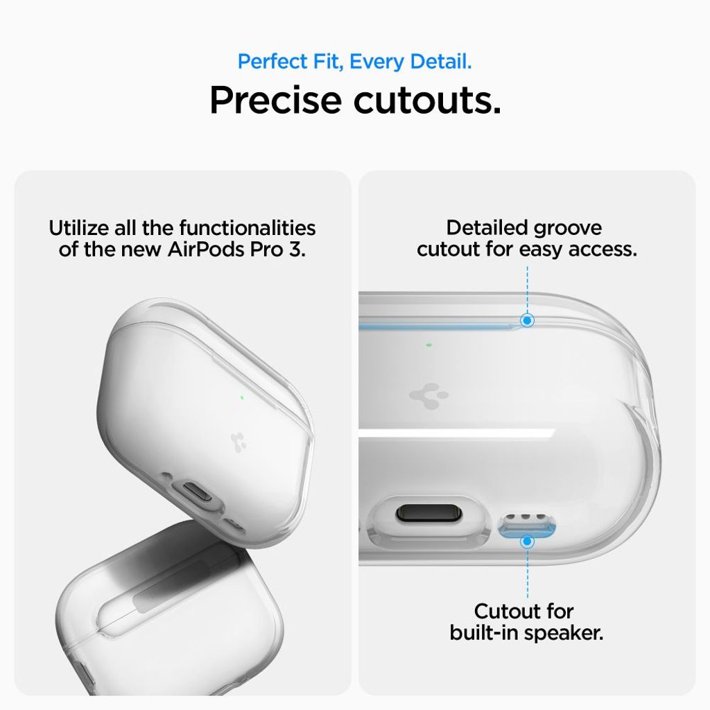 Spigen Liquid Crystal Skal till AirPods Pro 3 - Transparent