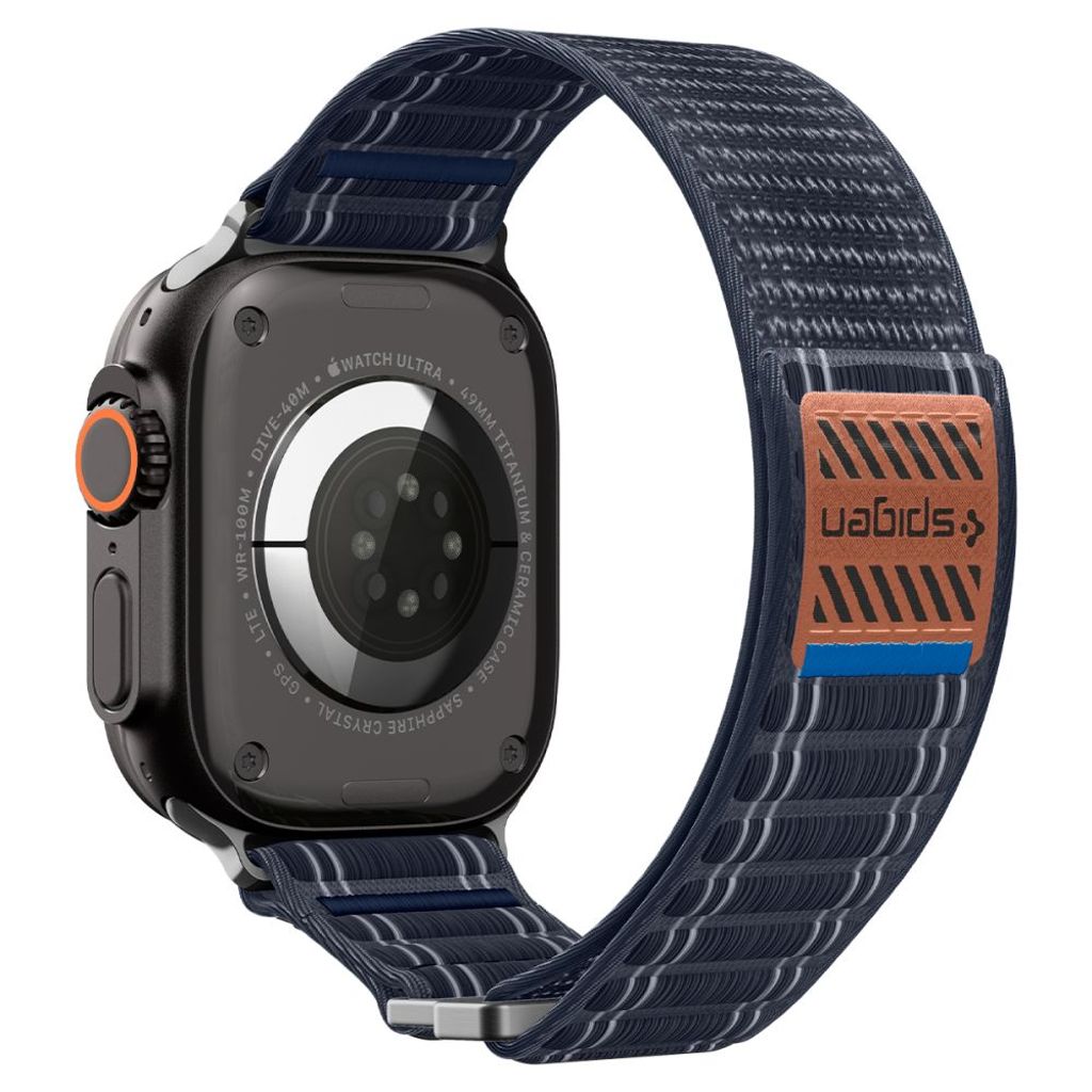 Spigen WBF0 Kellonranneke Apple Watch 44/45/46/49mm - Tummansininen