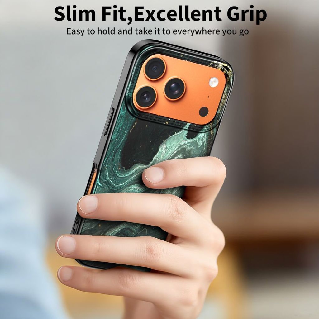 Tech-Protect Lamano MagSafe Cover til iPhone 17 Pro Max - Grøn/Sort