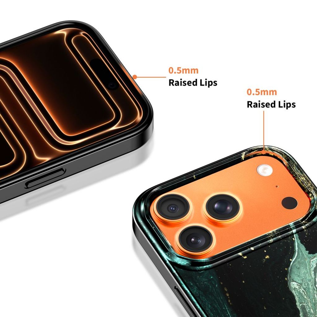 Tech-Protect Lamano MagSafe Cover til iPhone 17 Pro - Grøn/Sort