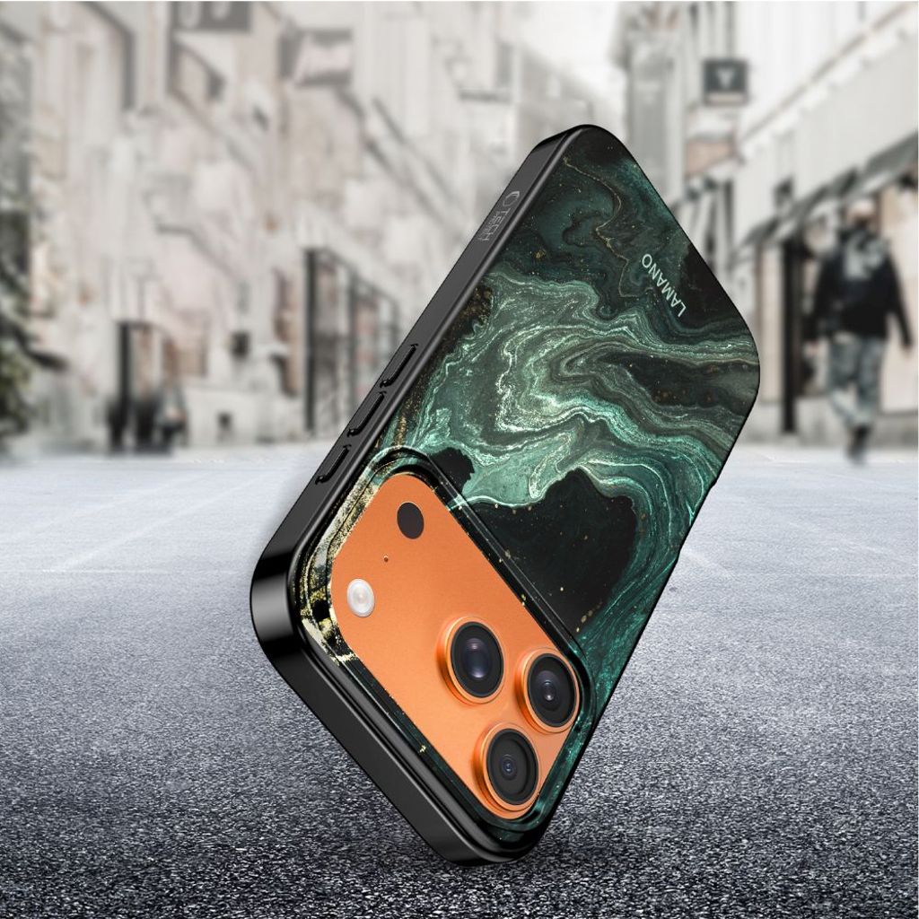 Tech-Protect Lamano MagSafe Cover til iPhone 17 Pro - Grøn/Sort