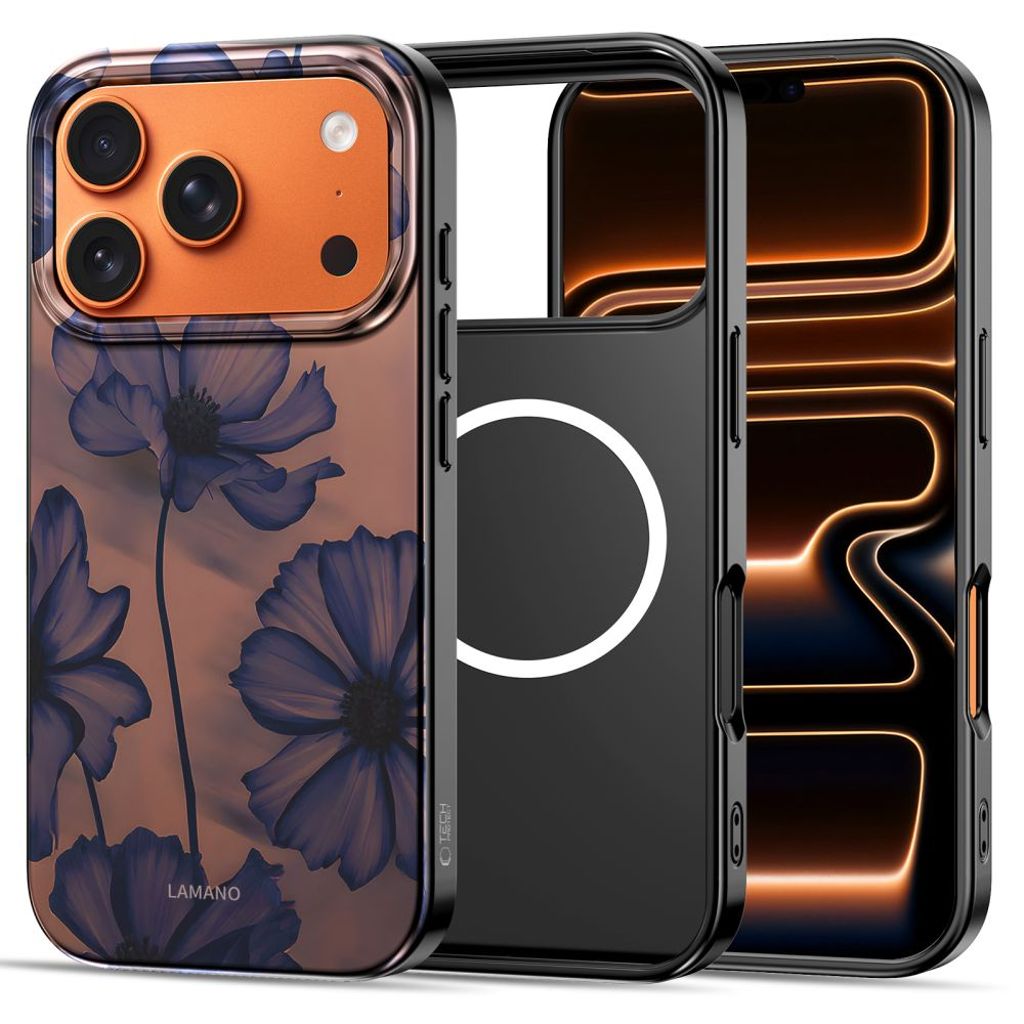 Tech-Protect Lamano MagSafe Cover til iPhone 17 Pro - Blomster