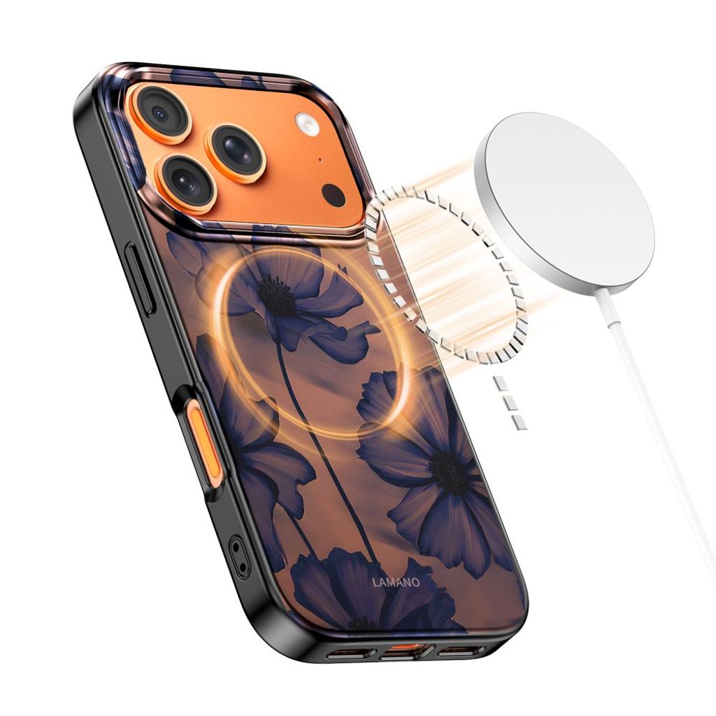 Tech-Protect Lamano MagSafe Cover til iPhone 17 Pro Max - Blomster