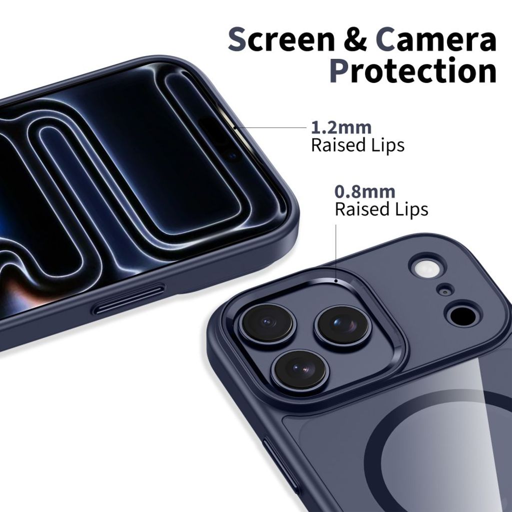 Tech-Protect MagMat MagSafe Cover til iPhone 17 Pro Max - Gennemsigtig
