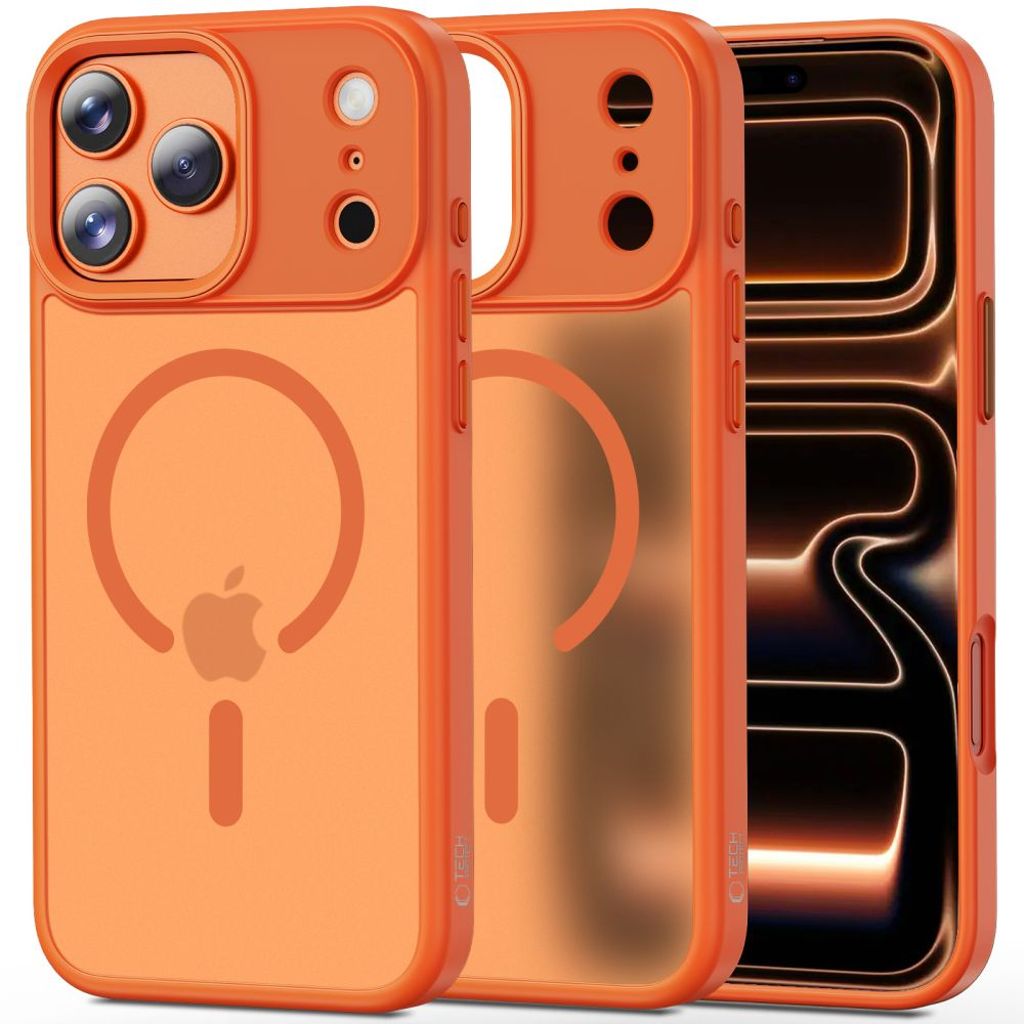 Tech-Protect MagMat MagSafe Cover til iPhone 17 Pro - Orange