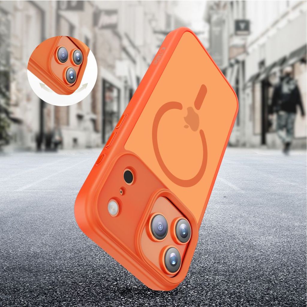Tech-Protect MagMat MagSafe Cover til iPhone 17 Pro Max - Orange