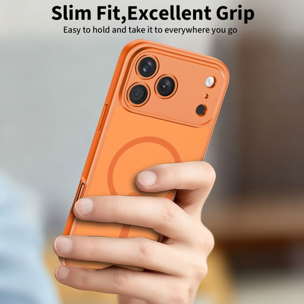 Tech-Protect BasicMag MagSafe Cover til iPhone 17 Pro - Orange