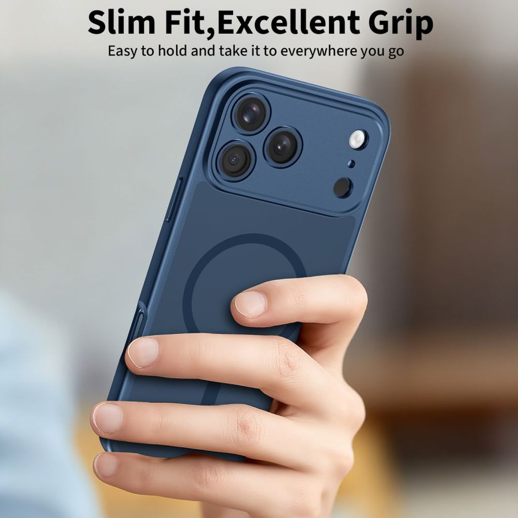 Tech-Protect BasicMag MagSafe Cover til iPhone 17 Pro Max - Marineblå