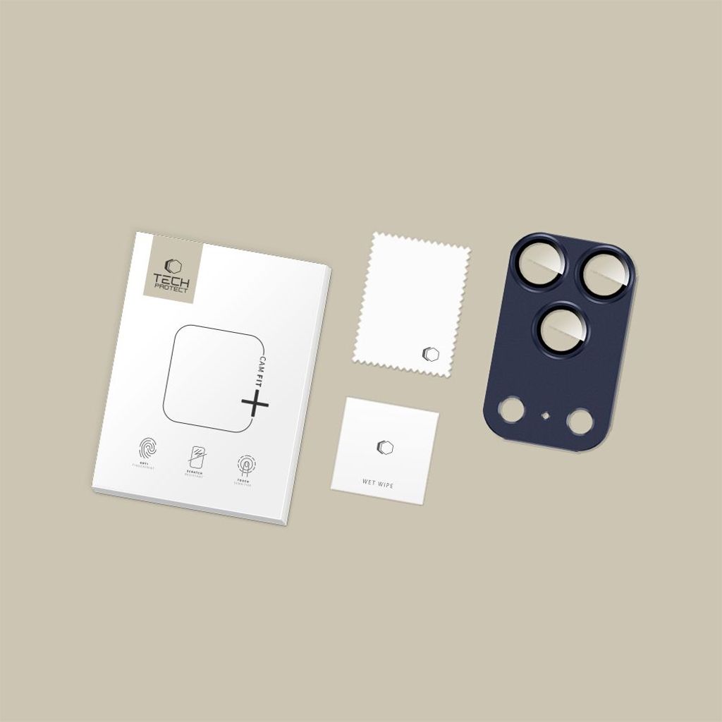 Tech-Protect Camfull Fit+ iPhone 17 Pro Max -linssinsuoja - laivastonsininen
