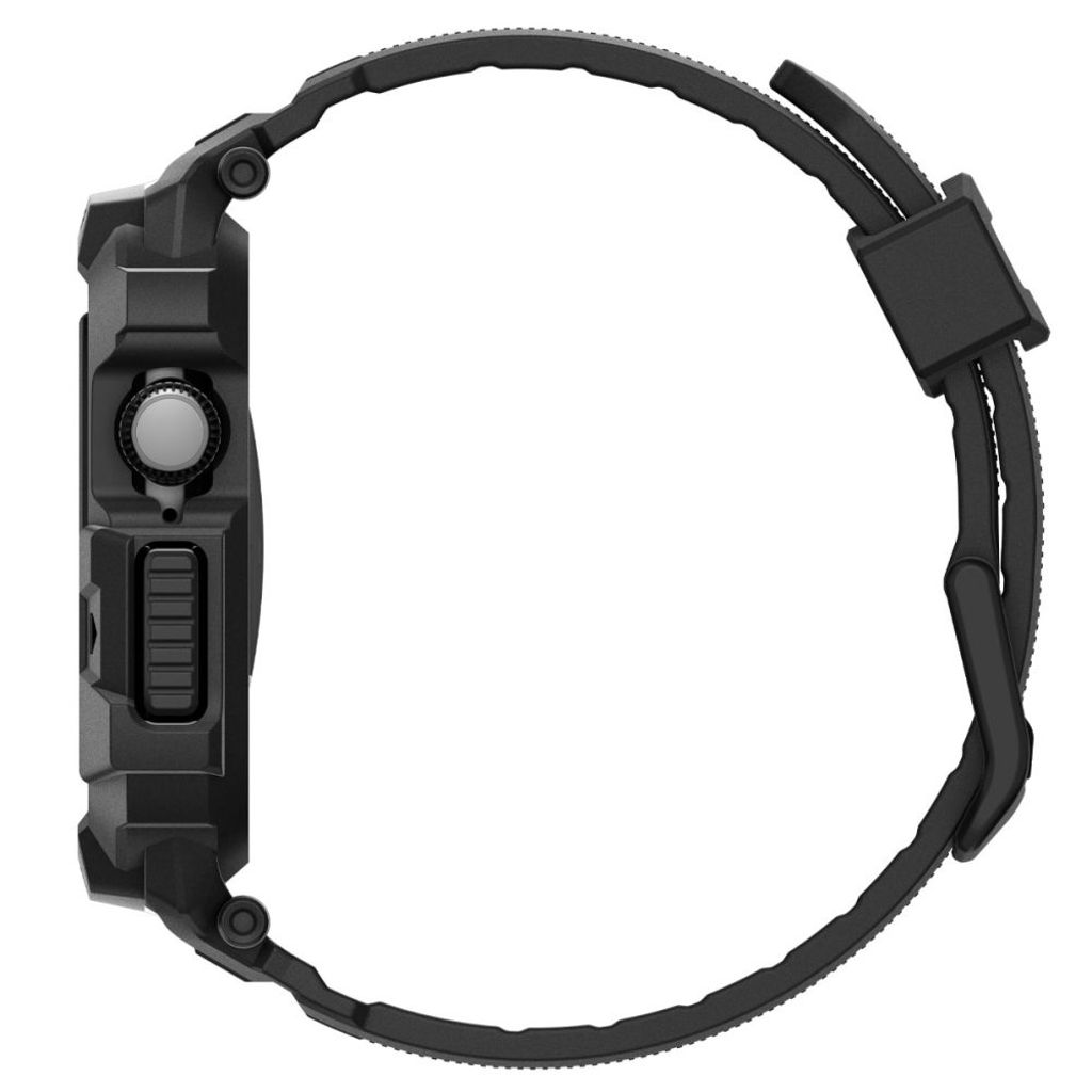 Spigen Rugged Armor Pro Kellonranneke Apple Watch 42mm - Musta
