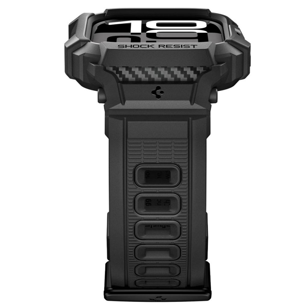 Spigen Rugged Armor Pro Kellonranneke Apple Watch 42mm - Musta