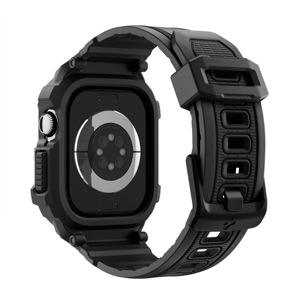 Spigen Rugged Armor Pro Kellonranneke Apple Watch 42mm - Musta