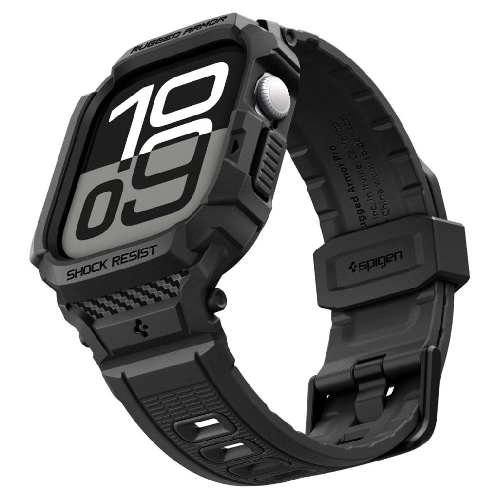 Spigen Rugged Armor Pro Kellonranneke Apple Watch 42mm - Musta