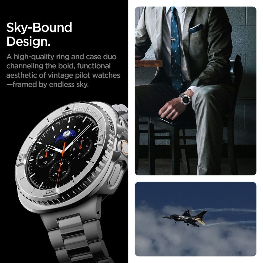 Spigen Tune Pro Pilot Samsung Galaxy Watch 8 Classic Bezel – Hopea