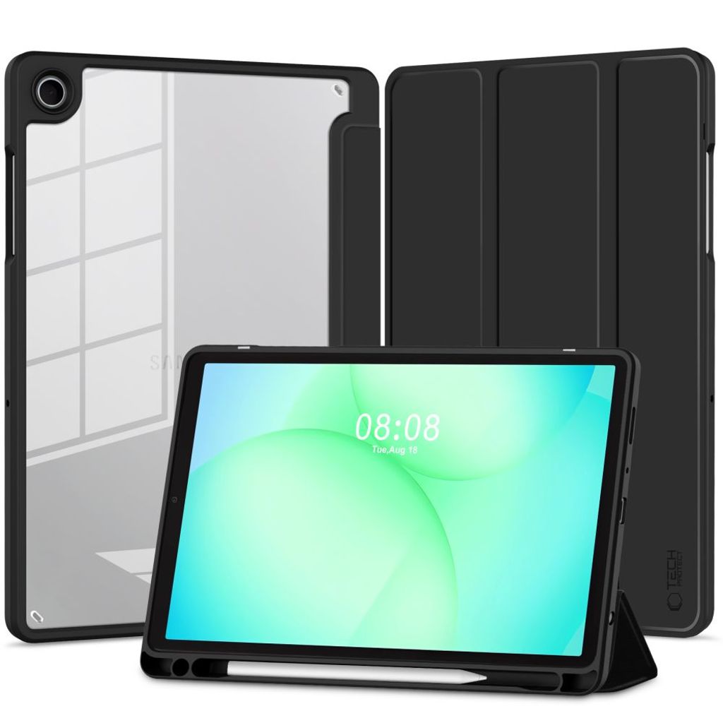 Tech-Protect SC Pen Hybrid Fodral till Samsung Galaxy Tab A9/A11 - Svart
