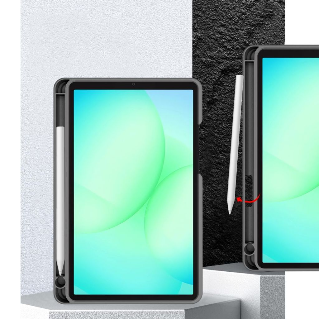 Tech-Protect SC Pen Canvas Fodral till Samsung Galaxy Tab A9/A11 - Grå