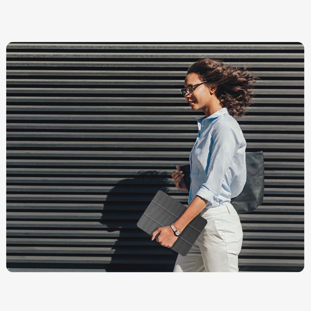 Tech-Protect SC Pen Canvas Fodral till Samsung Galaxy Tab A9/A11 - Grå