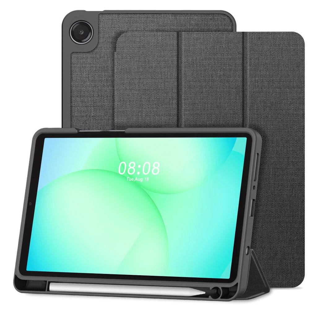 Tech-Protect SC Pen Canvas Fodral till Samsung Galaxy Tab A9/A11 - Grå