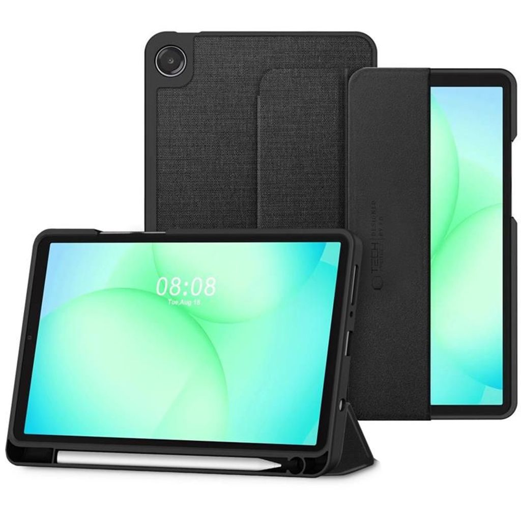 Tech-Protect SC Pen Canvas Fodral till Samsung Galaxy Tab A9/A11 - Svart