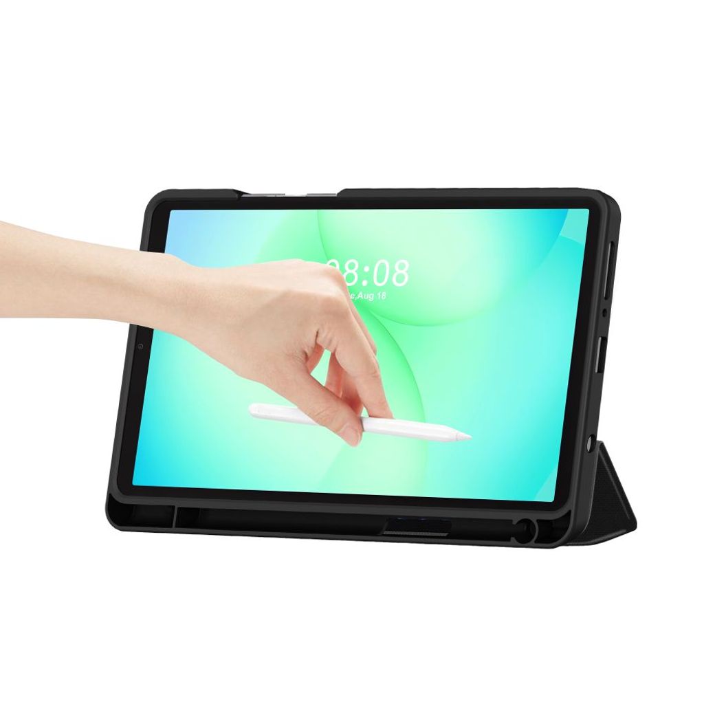 Tech-Protect SC Pen Canvas Fodral till Samsung Galaxy Tab A9/A11 - Svart