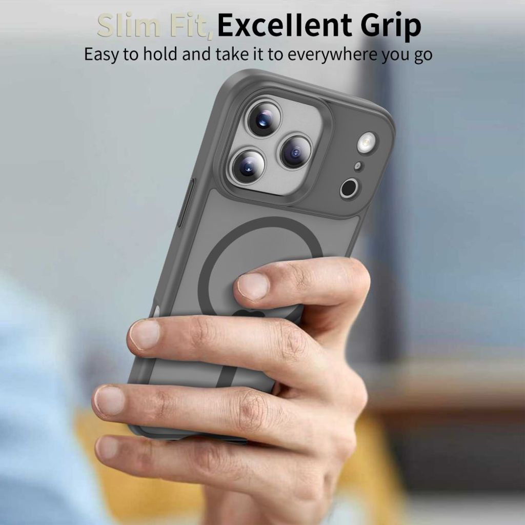 Tech-Protect MagMat MagSafe Cover til iPhone 17 Pro Max - Grå