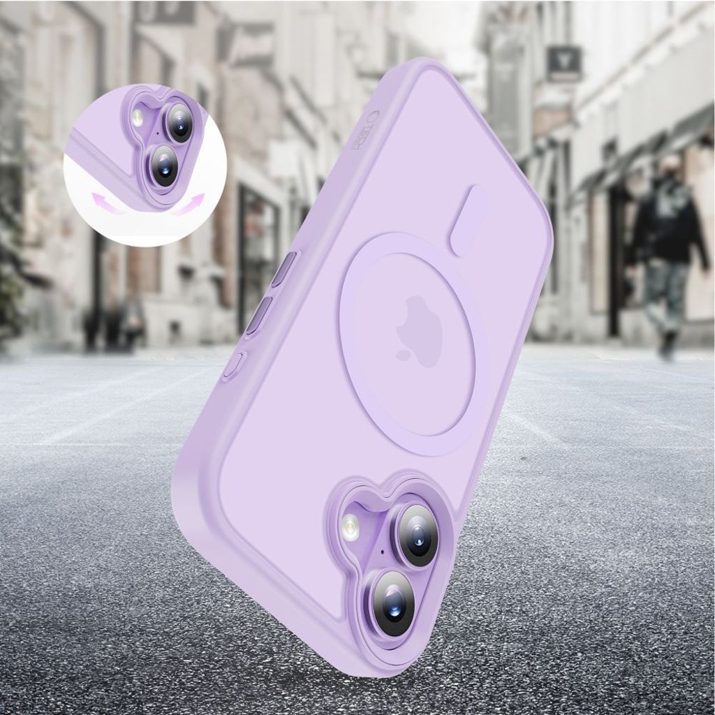 Tech-Protect MagMat MagSafe Kuori iPhone 17 - Violetti