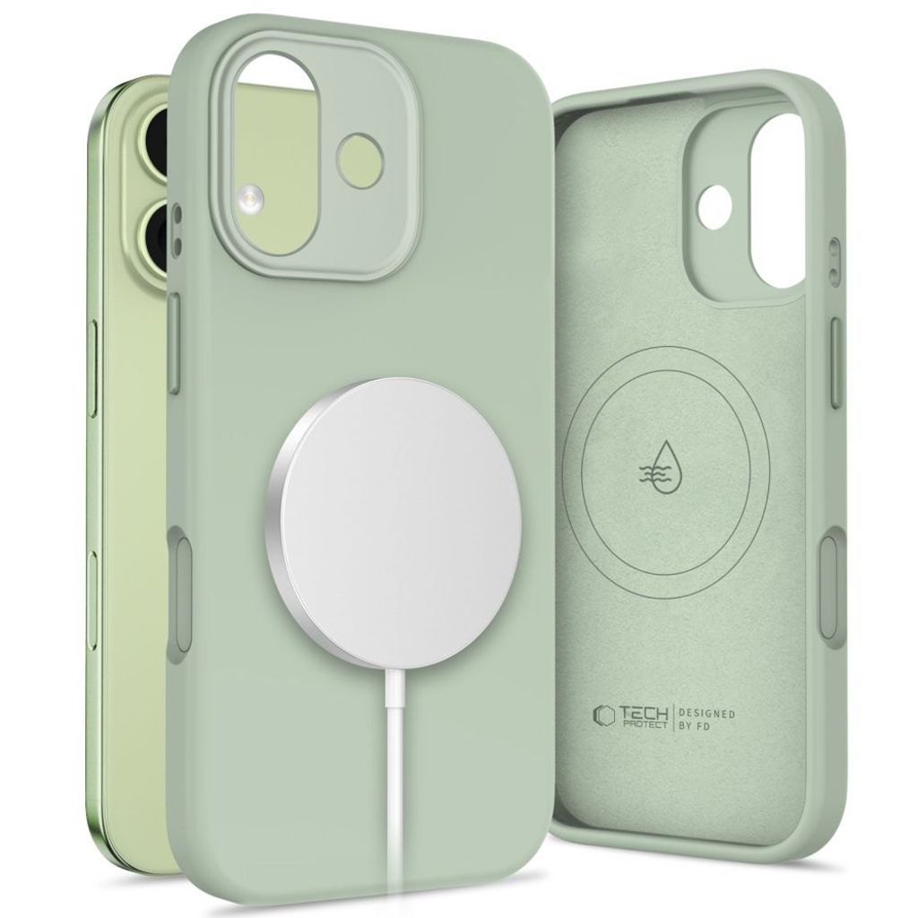 Tech-Protect Uniq MagSafe Cover til iPhone 17 - Grøn