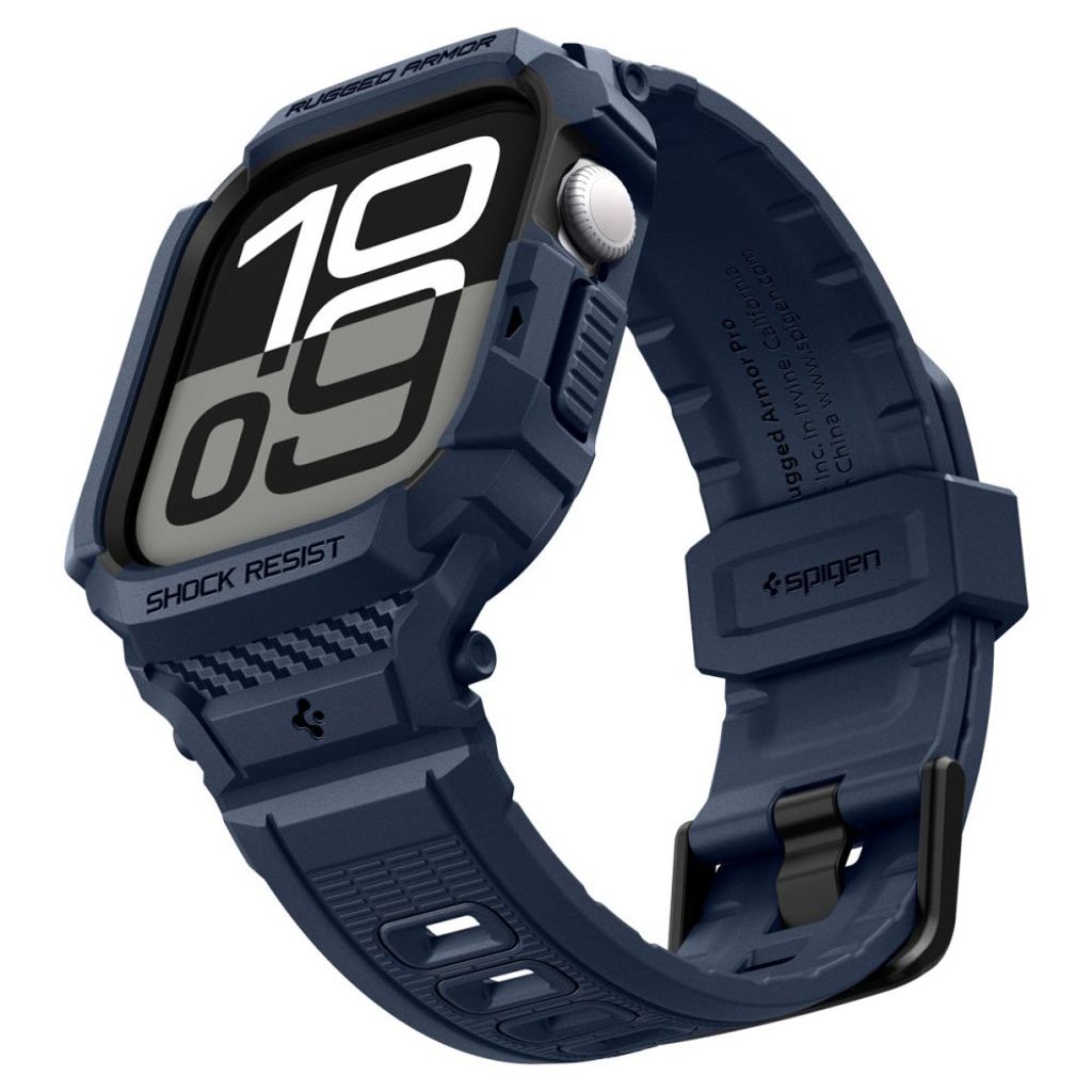 Spigen Rugged Armor Pro Kellonranneke Apple Watch 42mm - Tummansininen