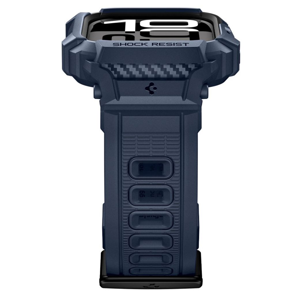 Spigen Rugged Armor Pro Kellonranneke Apple Watch 42mm - Tummansininen