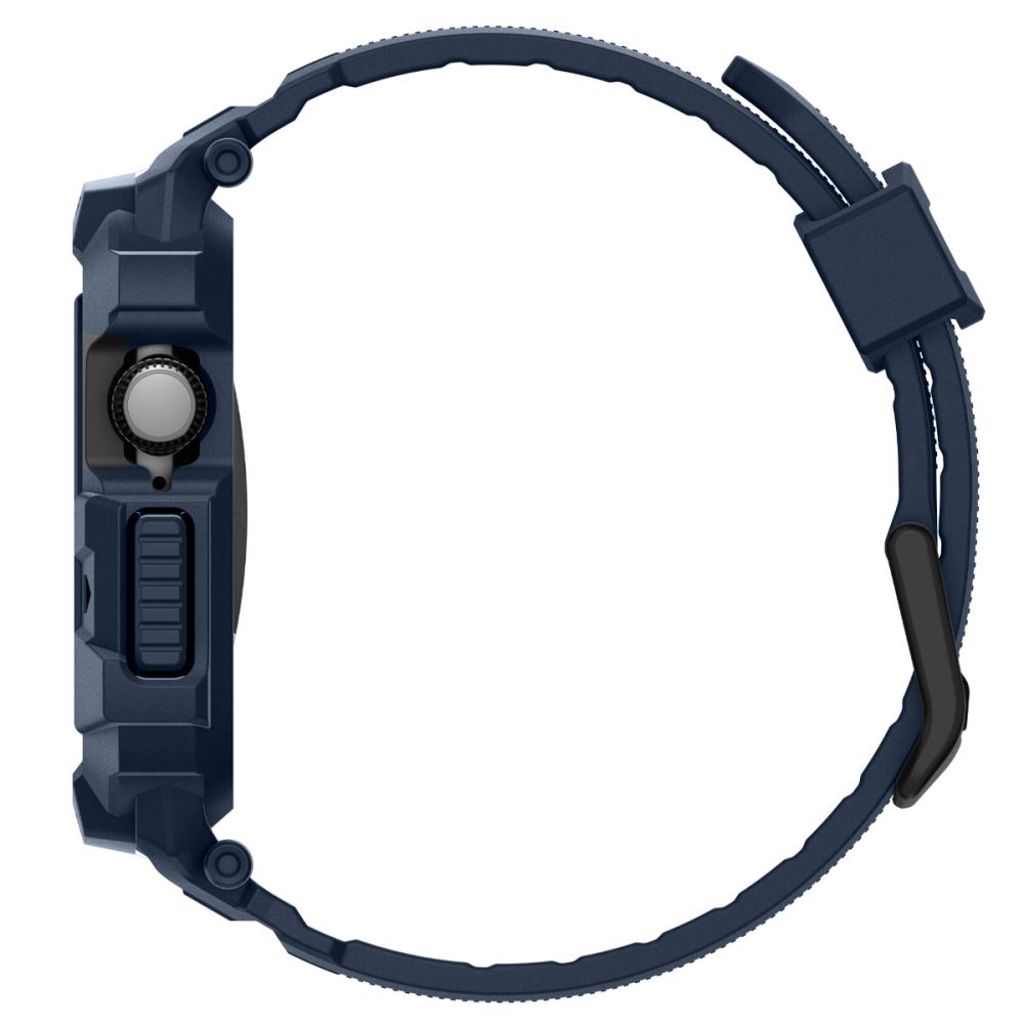 Spigen Rugged Armor Pro Kellonranneke Apple Watch 42mm - Tummansininen
