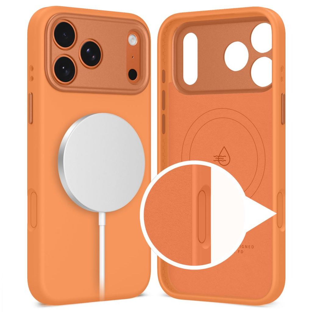 Tech-Protect Uniq MagSafe Cover til iPhone 17 Pro Max - Orange