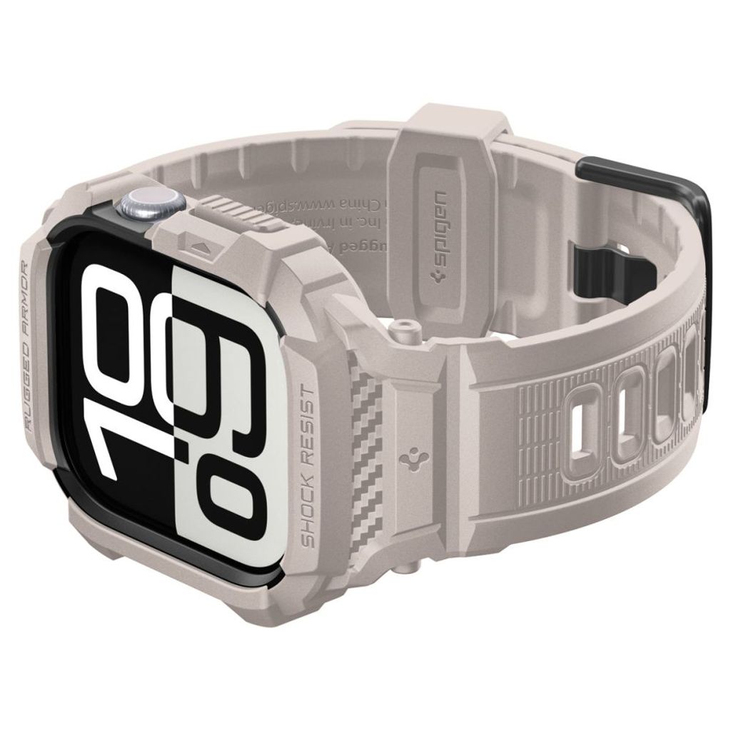 Spigen Rugged Armor Pro Kellonranneke Apple Watch 42mm - Beige