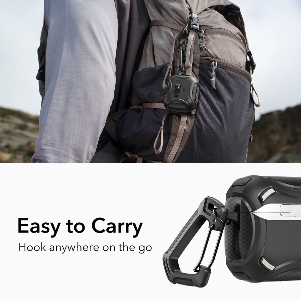 ESR Cyber FlickLock MagSafe Skal till AirPods Pro 3 - Svart