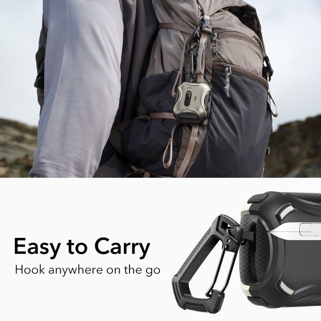 ESR Cyber FlickLock MagSafe Skal till AirPods Pro 3 - Silver