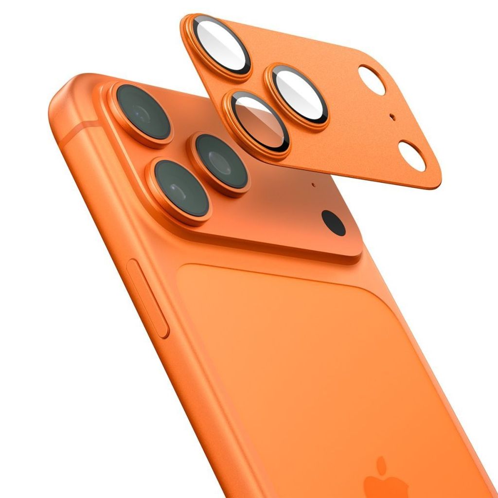 Spigen iPhone 17 Pro Max Linsebeskyttelse Optik Pro XL - Orange