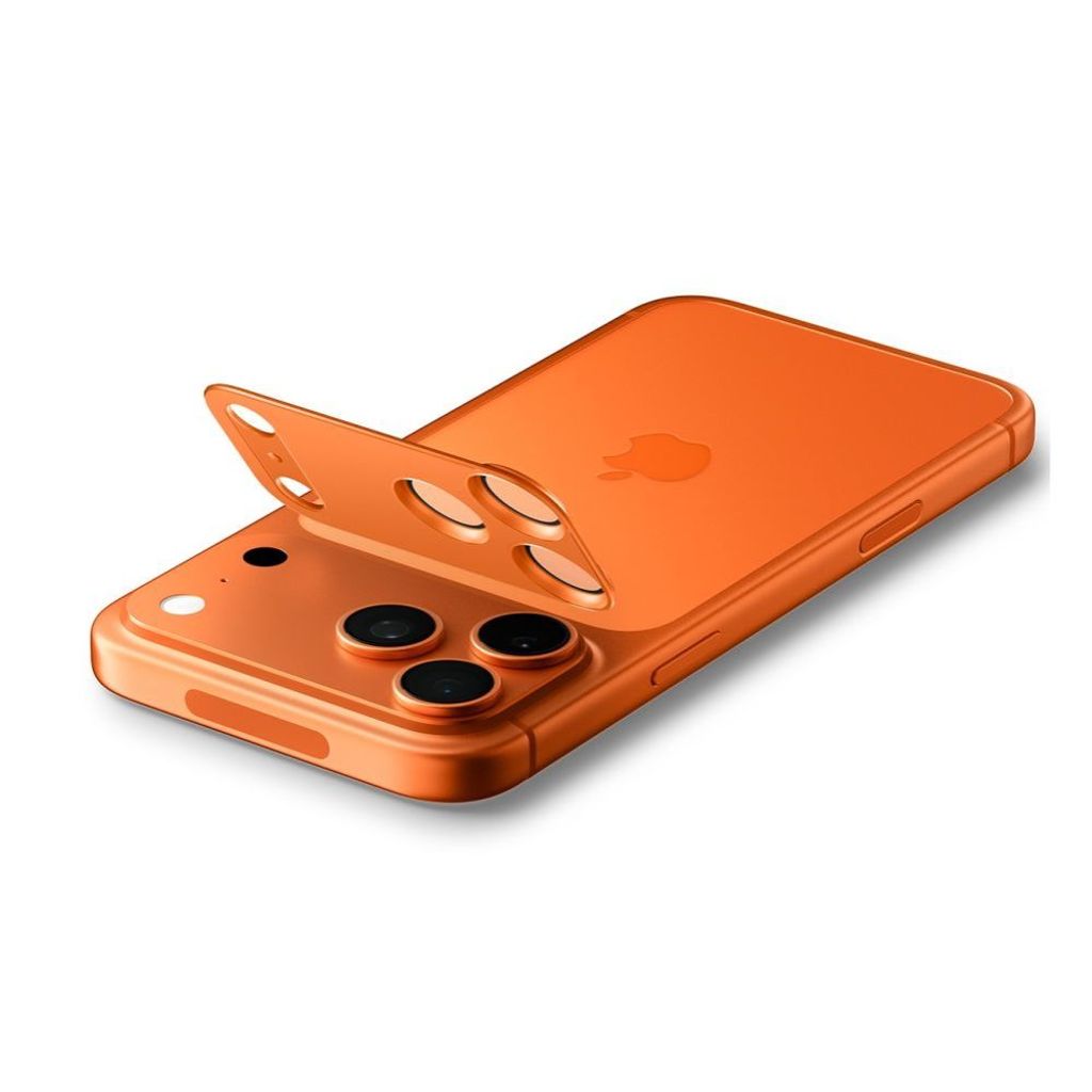 Spigen iPhone 17 Pro Max Linsebeskyttelse Optik Pro XL - Orange