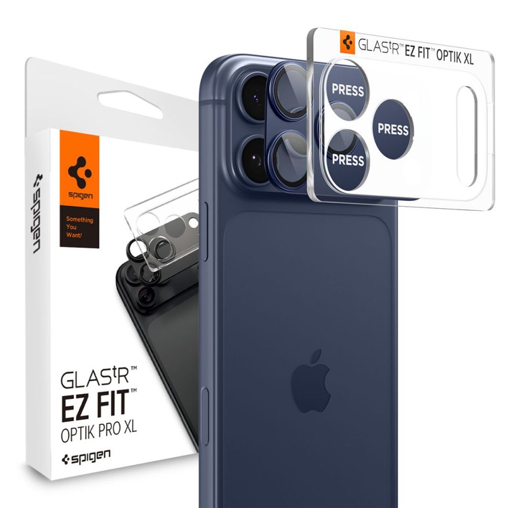 Spigen iPhone 17 Pro Max Linsebeskyttelse Optics Pro XL - Blå