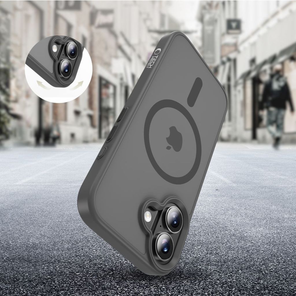 Tech-Protect MagMat MagSafe Cover til iPhone 17 - Grå