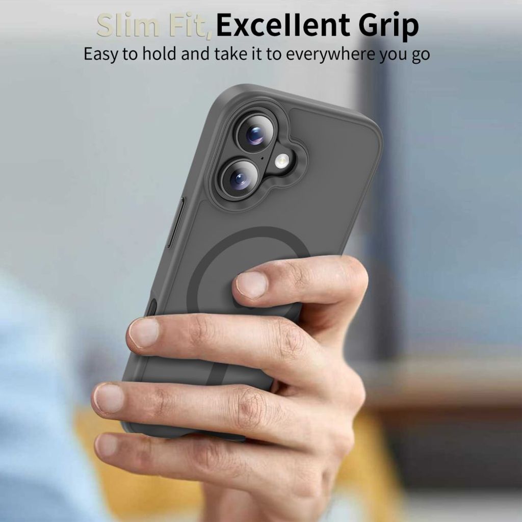 Tech-Protect MagMat MagSafe Cover til iPhone 17 - Grå