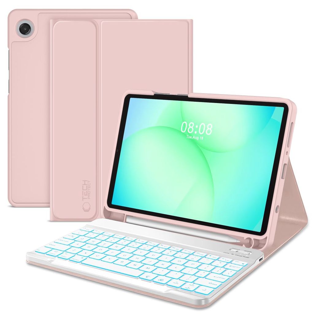 Tech-Protect SC Pen Fodral till Samsung Galaxy Tab A9/A11 - Rosa