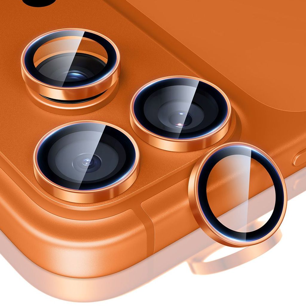 ESR Armorite iPhone 17/16/15/14 Pro / Pro Max Linsskydd - Orange