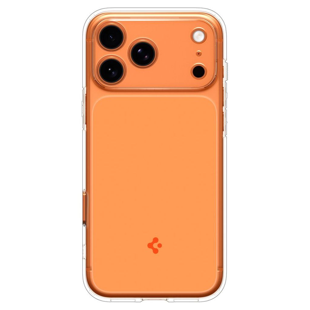Spigen Thin Fit MagSafe Cover til iPhone 17 Pro Max - Transparent Orange